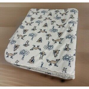 Kyle & Deena Fox Baby Blanket Security Lovey Minky Sherpa Plush Soft Cutie Pie